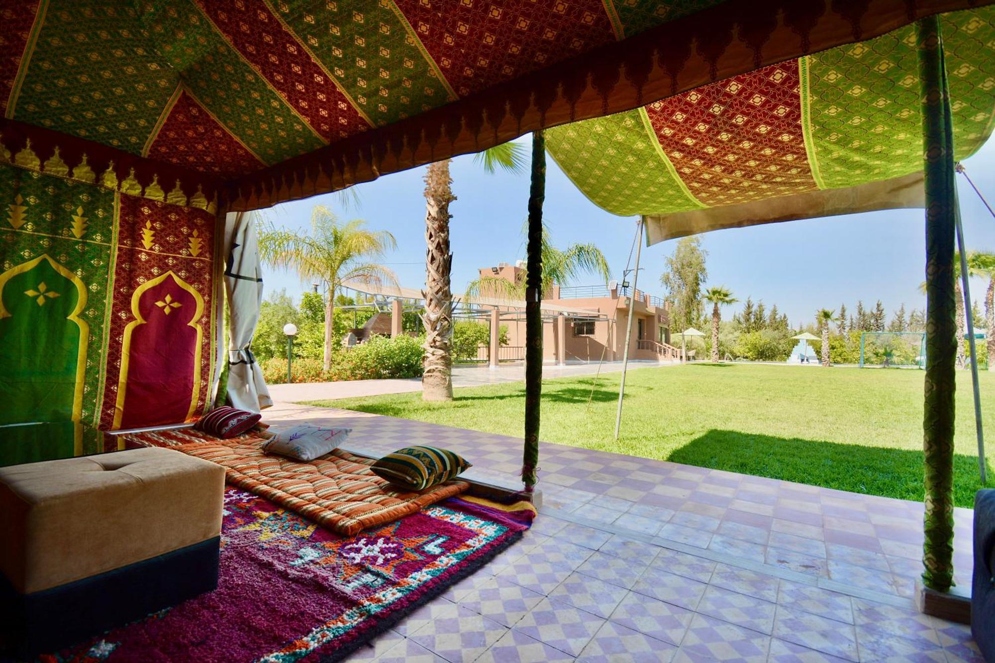 Ferme De Vacances Avec Une Grande Villa A Marrakech Marrakesh Buitenkant foto